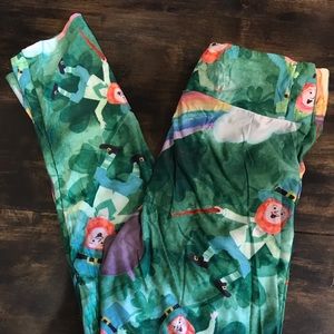 St. Patrick’s Day leprechaun leggings